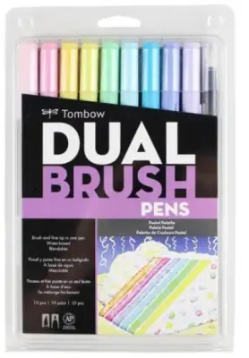 Tombow Dual Brush Pen, Pastel 10C