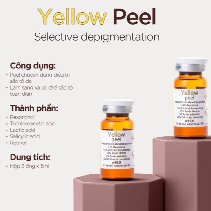 [CÔNG TY] PEEL GIẢM SẮC TỐ DA, LÀM SÁNG VÀ ỨC CHẾ SẮC TỐ TOÀN DIỆN SIMILDIET YELLOW PEEL SELECTIVE D