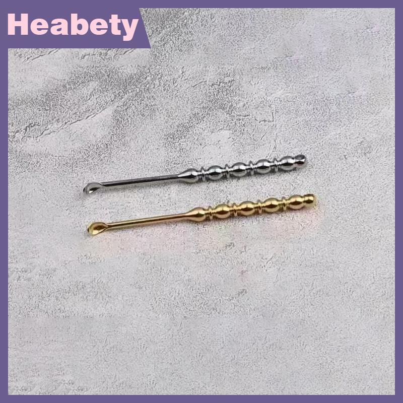Heabety Mini Thép Không Gỉ Đầu Tròn Tai Thìa Retro Tai Di Động Công Cụ Làm Sạch Tai Pick Ráy Tai Loại Bỏ Curette Cleaner