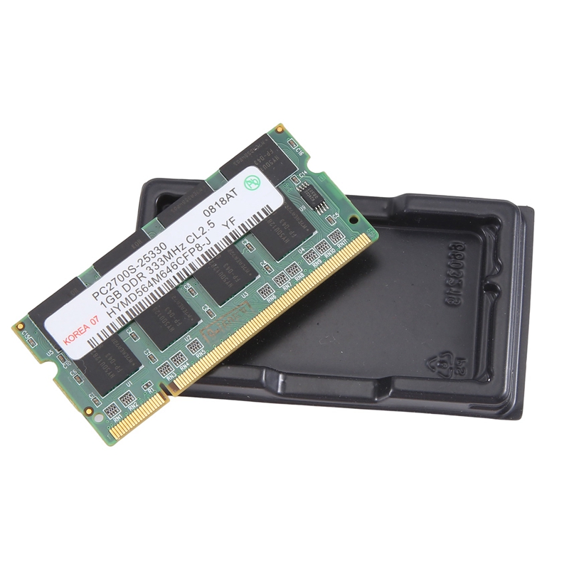 For 1gb ddr1 laptop memory ram ddr333 pc 2700 333mhz so-dimm 200pin for laptop sodimm memoria, easy install