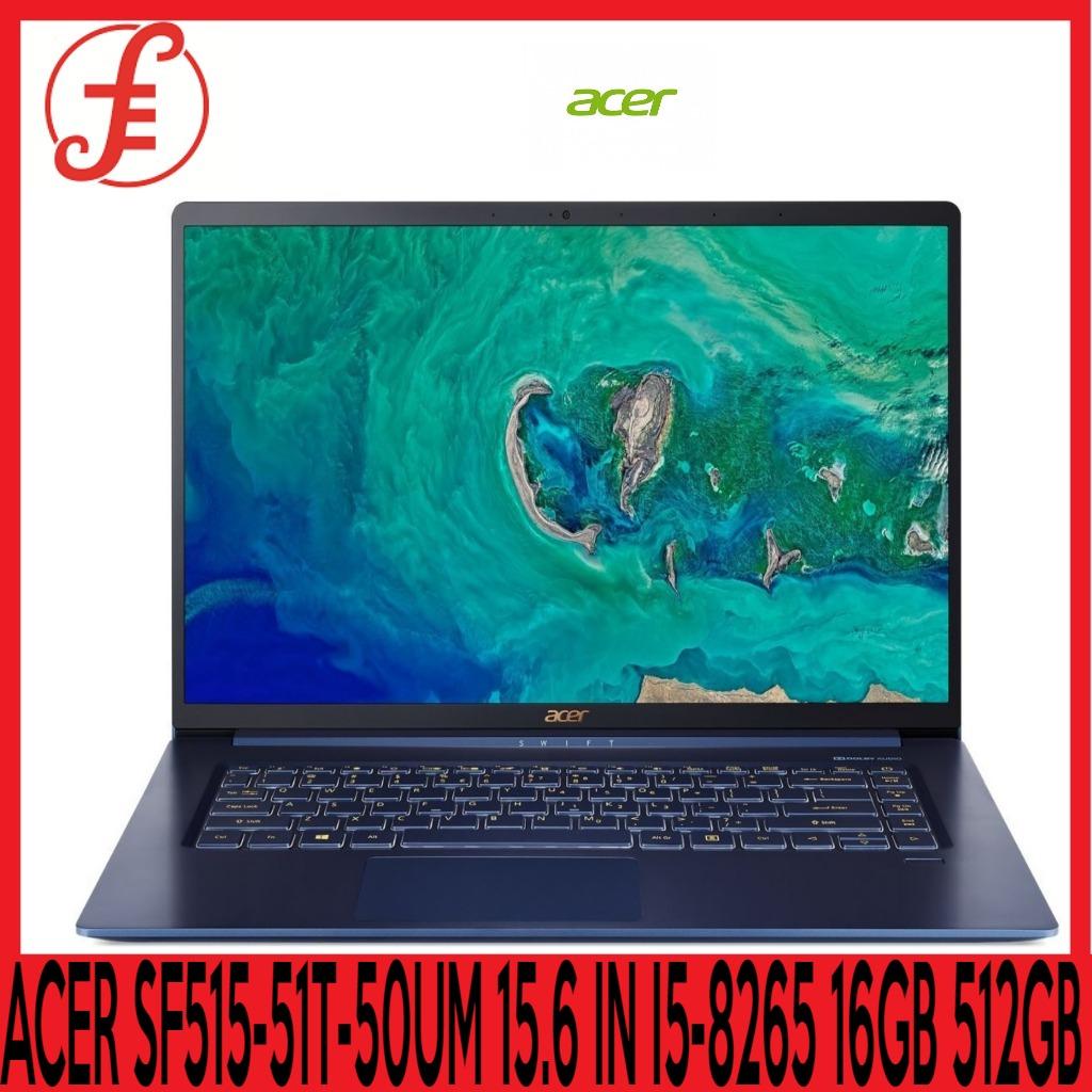 ACER SF515-51T-50UM 15.6 IN INTEL CORE I5-8265 16GB 512GB SSD WIN 10 FREE GAMING HEADSET (SF515-51T-50UM)