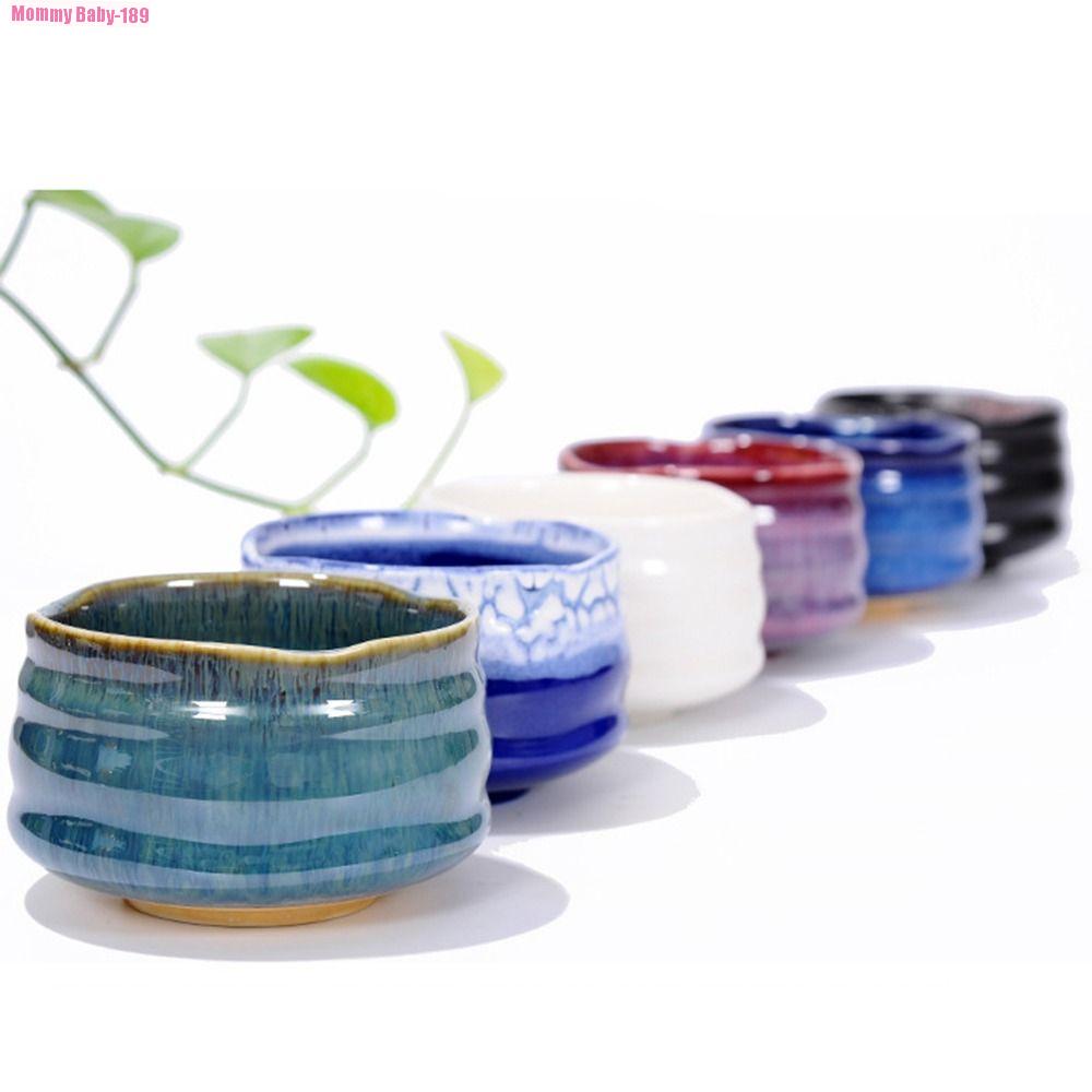 STYLISH HA Gốm Bát Matcha Cấp thực phẩm Tái sử dụng Bát trà xanh Truyền thống Cốc nước trái cây