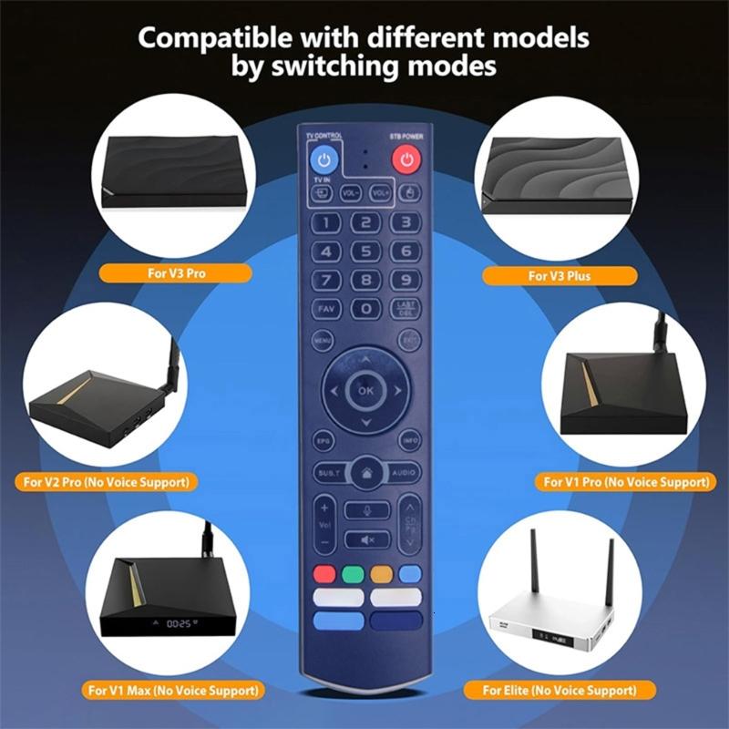 Điều khiển từ xa TV ABS mạnh mẽ với các lệnh bằng giọng nói cho rắc rối dễ sử dụng