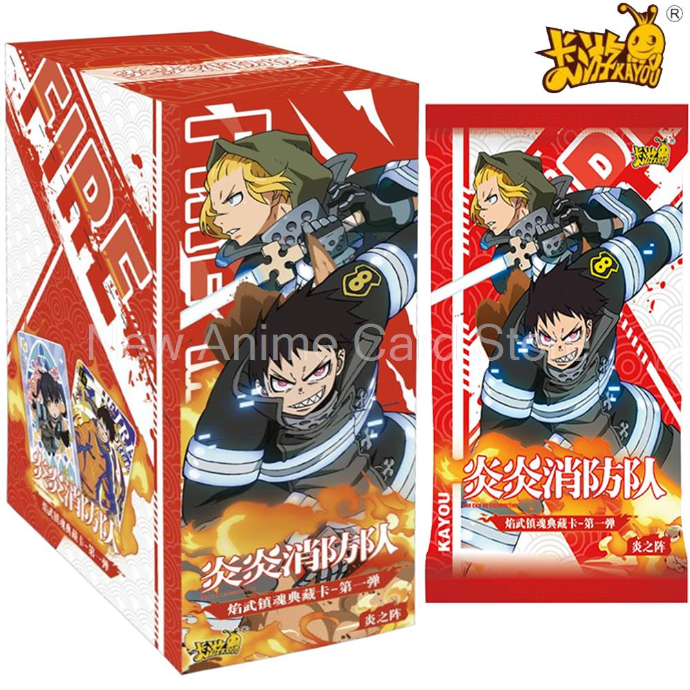 Fire Force Card Anime Characters Shinra Kusakabe Arthur Boyle Akiteru Obi  Cartoon Toys Or-Series Collection