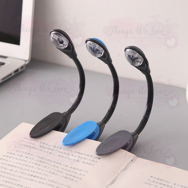 [SG SELLER] [FREE SHIPPING] Portable Clip On Reading Lights (Type B) Bendable Night Light On The Go