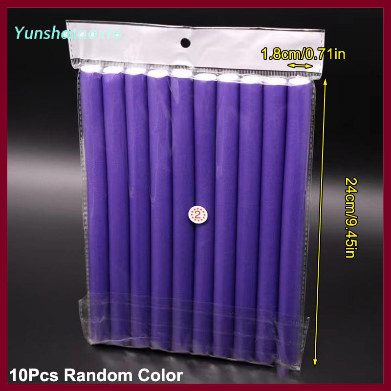 yunshataoxf 10 chiếc Máy uốn tóc linh hoạt Máy uốn tóc Máy Uốn Tóc máy uốn cong mềm uốn cong uốn xoăn Máy uốn tóc dụng cụ tạo kiểu không có máy uốn nhiệt máy ủi uốn nóng - 7