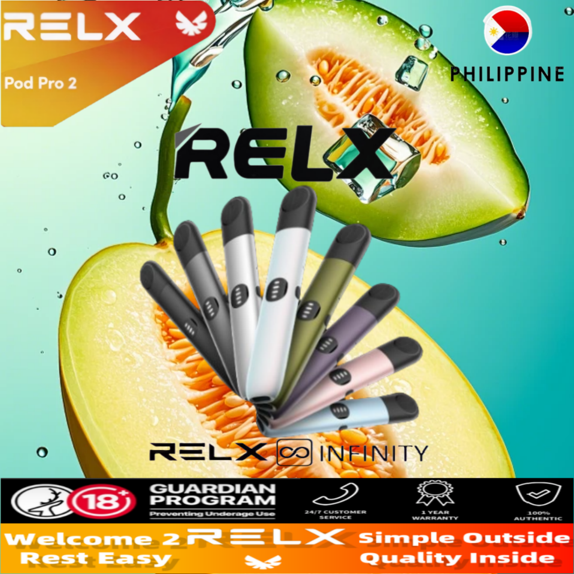 Shop Relx V2 Refillable Tank Cheap  Fast & Easy | Lazada Philippines