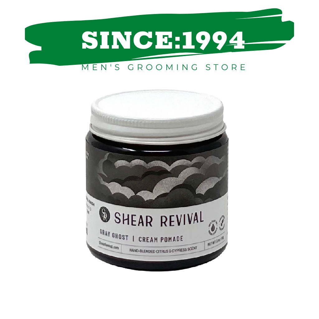 Pomade tạo kiểu tóc Shear Revival Gray Ghost Cream Pomade 100ml