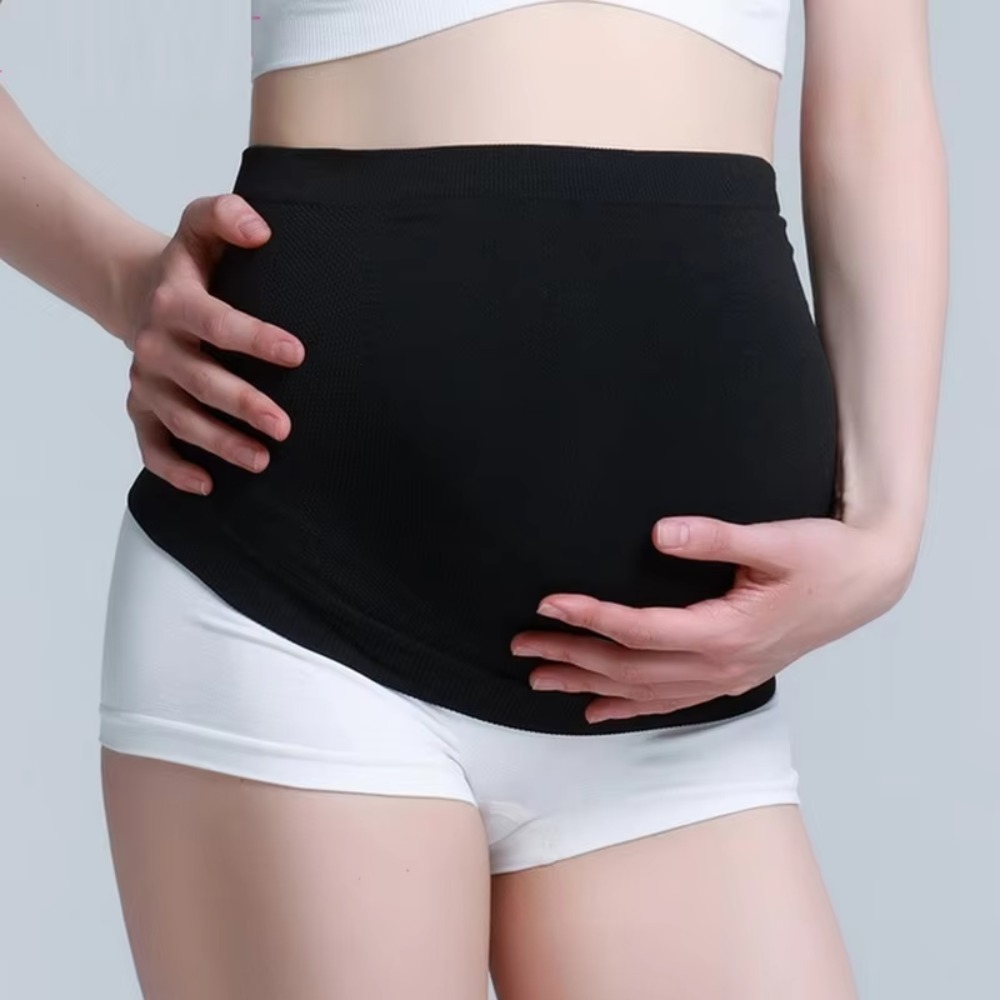HABELYI Thoáng khí Thắt lưng cho phụ nữ mang thai Giảm áp suất ngược Đàn hồi Đai đỡ thai kỳ Mềm mại Không trượt Đai hỗ trợ cho bà bầu 2-10 tháng