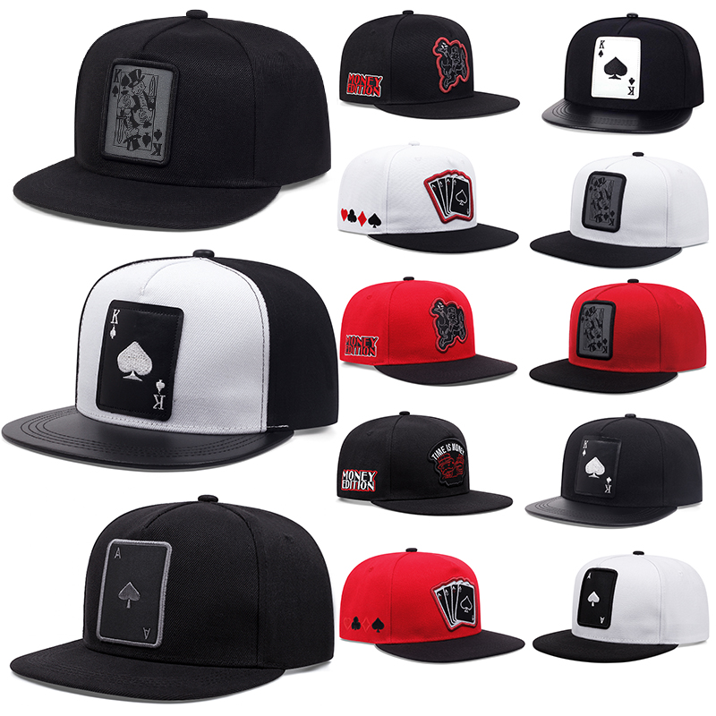 【Hottest Trends】 2024 New Fashion Playing Pattern Embroidered Trendy Men's and Women's Versatile Hop Sunshade Baseball Hat
