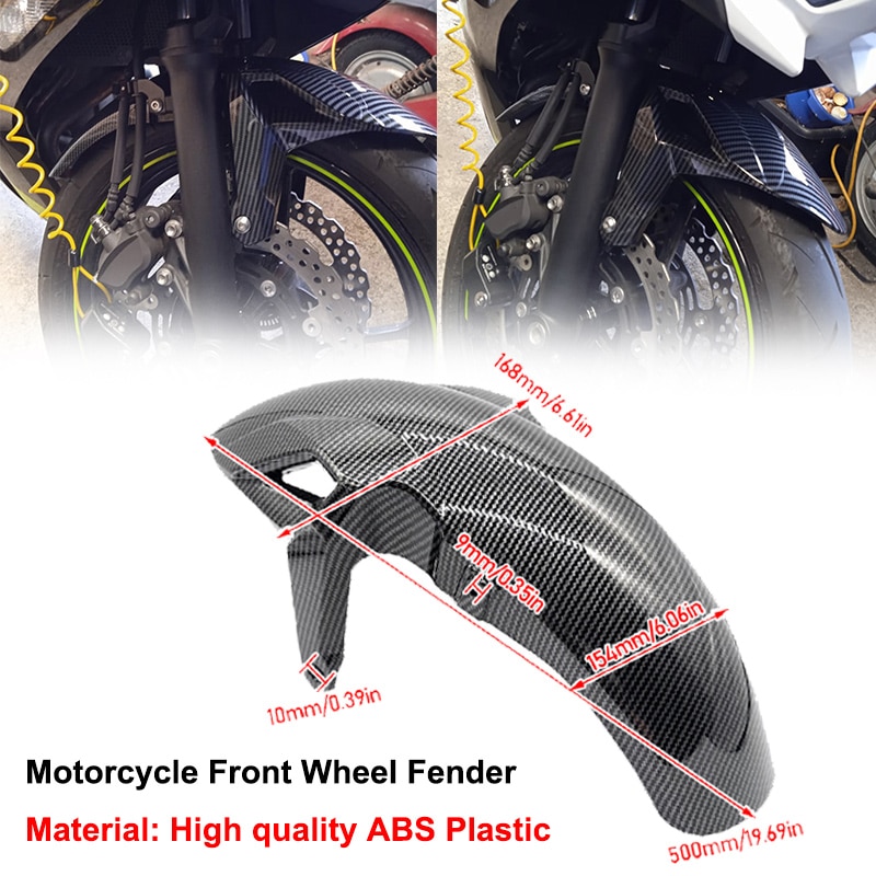For Kawasaki Z650 Ninja650 Z 650 NINJA 650 2017 2018 2019 2020 2021 Motorcycle Front Wheel Fender Mudguard Splash Guard Fairing