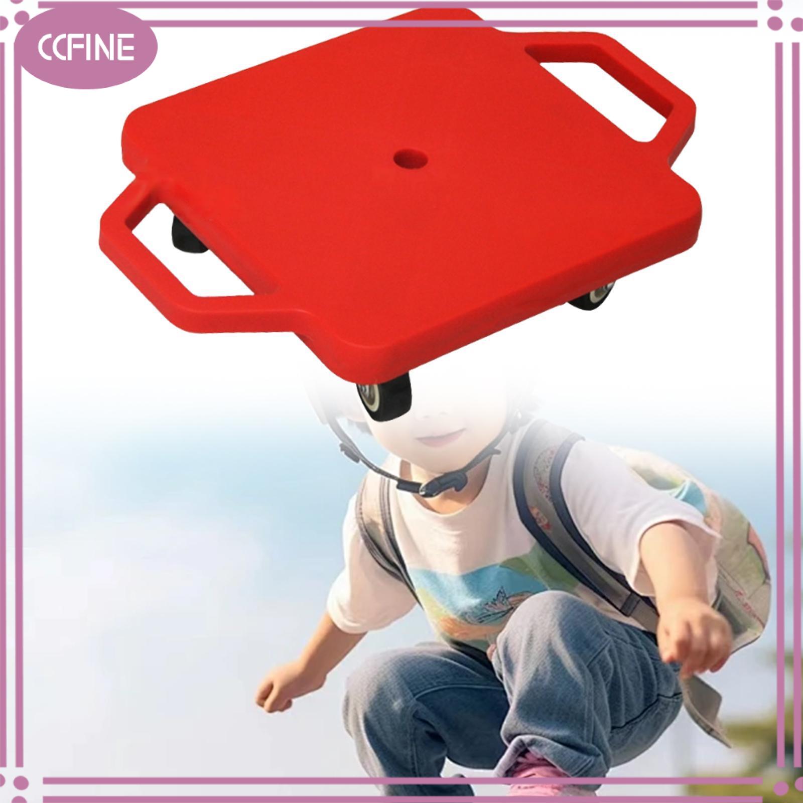 Ccfine Scooter Hội Đồng Quản trị với xử lý cho trẻ em đa năng di động cảm giác đào tạo ngồi xuống xe tay ga cho phòng tập thể dục homeschool nam nữ