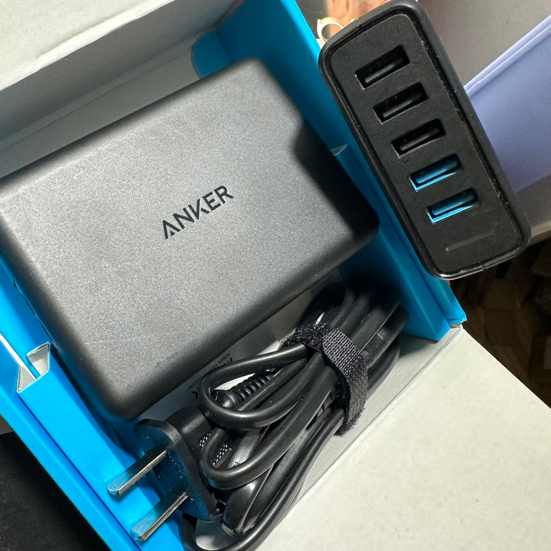 Sạc bàn anker a2054 5 cổng 63w like new