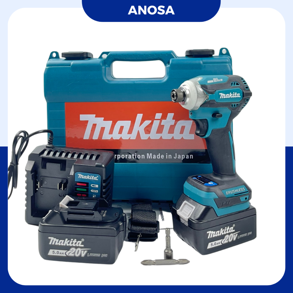 Máy chuyên vít Makita TD172D động cơ không chổi than tặng đầu bắn vít đầu bắn tôn