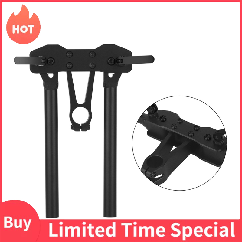 620mm Bike Folding Handlebars, Aluminum Alloy Bike Handle Bars Shock Absorption Quick Release 90° Foldable Save Space Handlebars For 28.6mm Bike Fork Diameter ราคา 2,227 บาท*ส่งฟรี