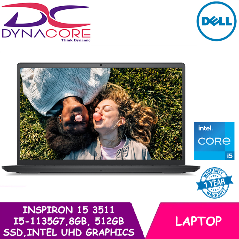 DYNACORE - Dell Inspiron 15 3511 | 15.6-inch FHD | i5-1135G7 | 8GB RAM | 512GB SSD | Intel UHD Graphics | WIN 11 HOME | 1 YEAR WARRANTY
