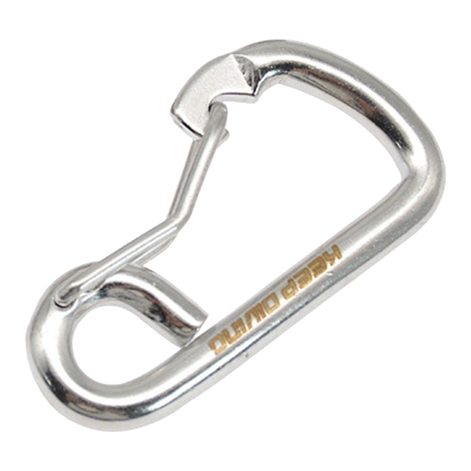 Diving Snap Hooks Scuba Diving Buckle Carabiner Quick Link Spring Hooks Key Snap Clip for Cable Weight Belt Ropes Camping