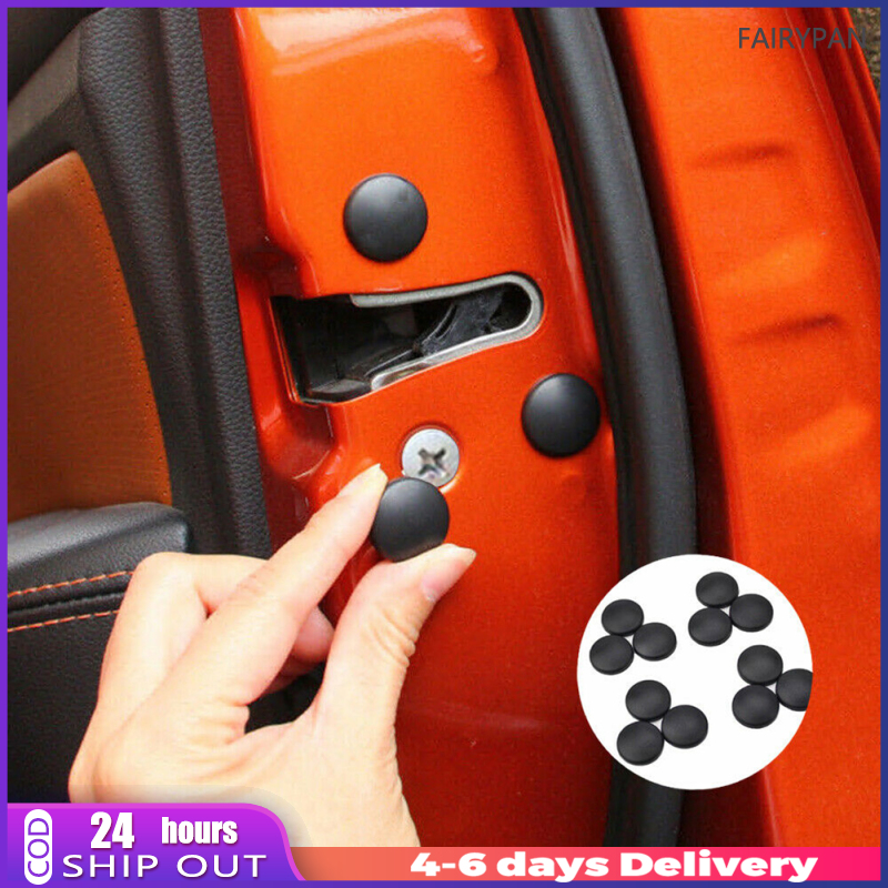 【Rich styles】12pcs/24pcs Car Interior Door Lock Screw Protector Cover Cap Trim Accessories Screw Anti-rust Shield Modified Parts