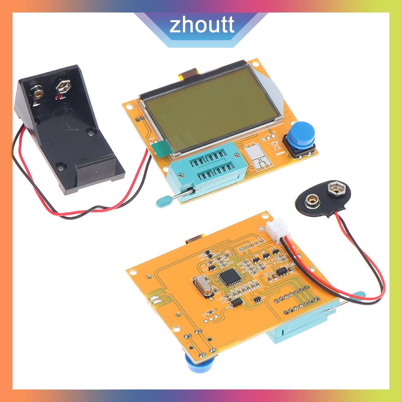 zhoutt LCR-T4 đa chức năng Transistor Tester ESR cụ Transistor Tester tụ điện trở Diode triode Thyristor Tester