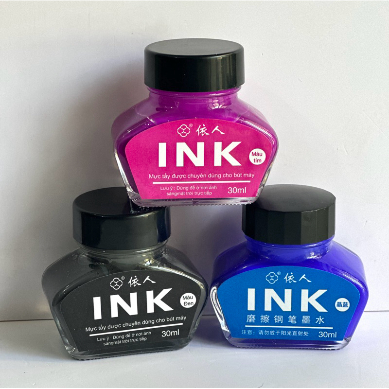  Mực lọ xoá được - mực bơm xoá được cho bút máy bút mực 