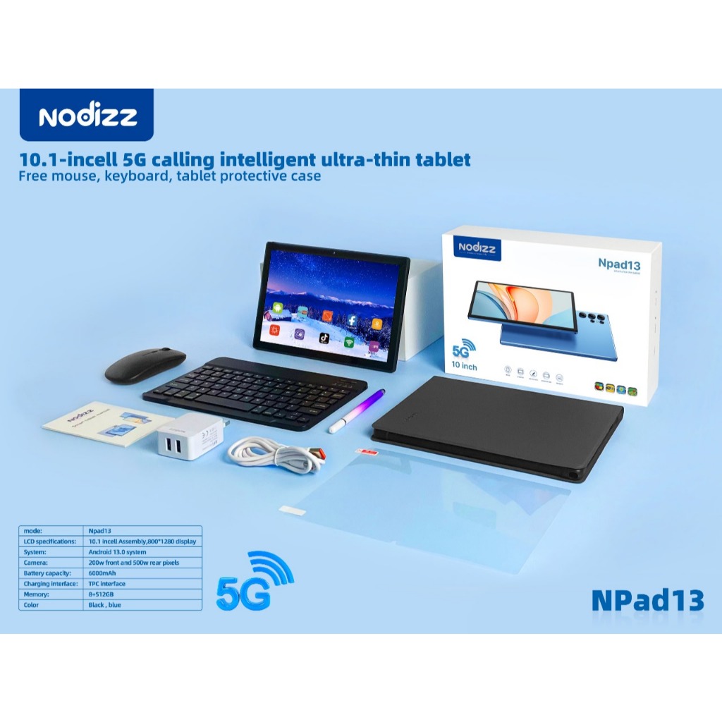 TABLET NODIZZ NPAD 731 10'1 INCH WIFI ONLY Harga  1,499,999 Ringgit*Penghantaran Percuma