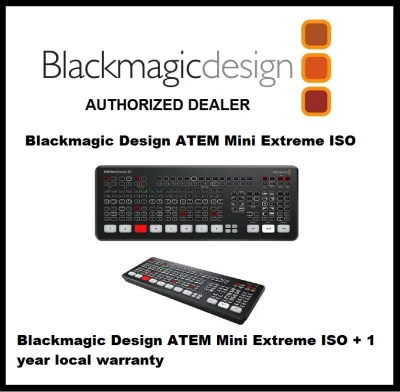 Blackmagic Design ATEM Mini Extreme ISO + 1 year local warranty