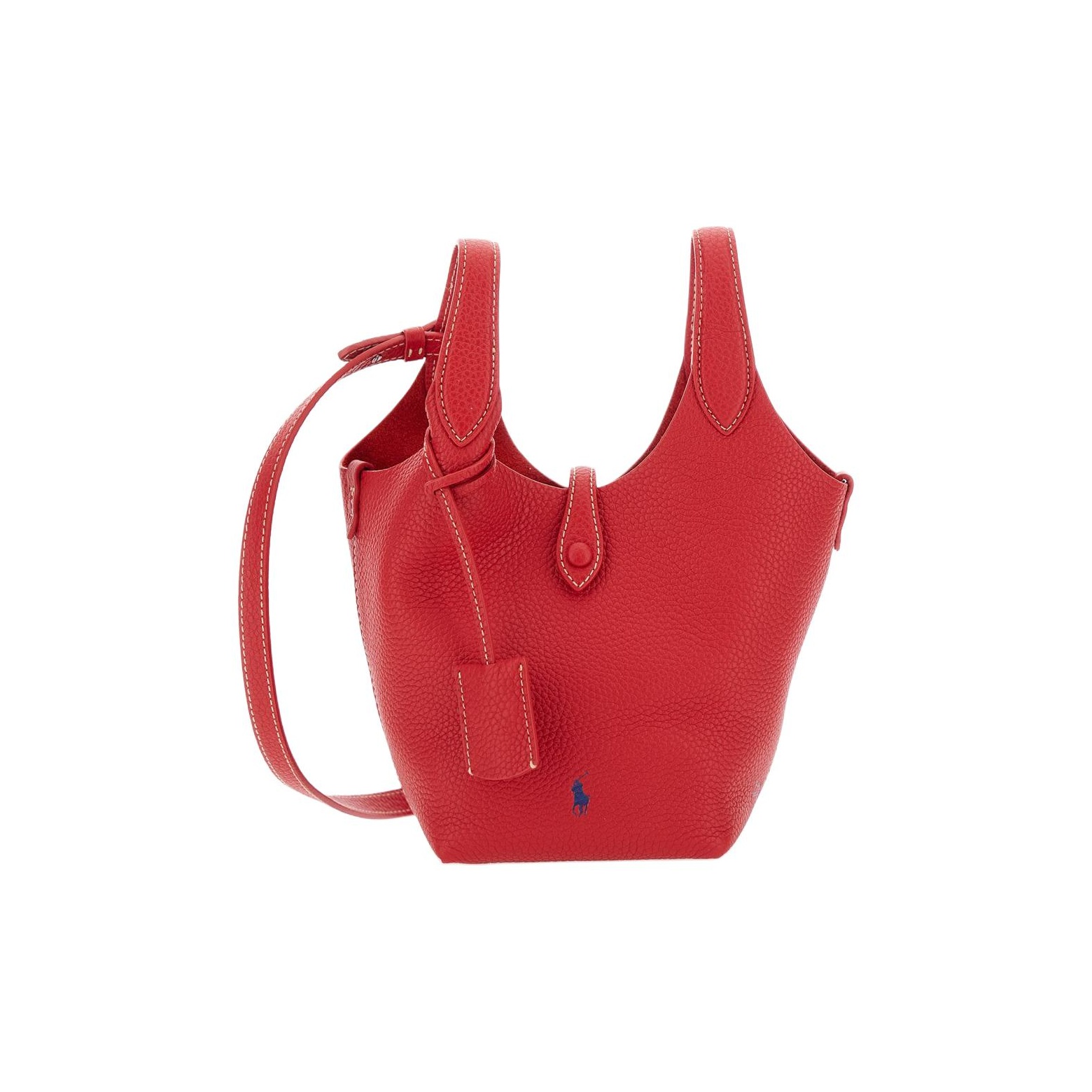 กระเป๋าสะพายข้าง กระเป๋าถือแฟชั่น Polo Ralph Lauren Polo Play Leather Handbag Small ผู้หญิง สีแดง 428944657006 ราคา 52,872 บาท*ส่งฟรี