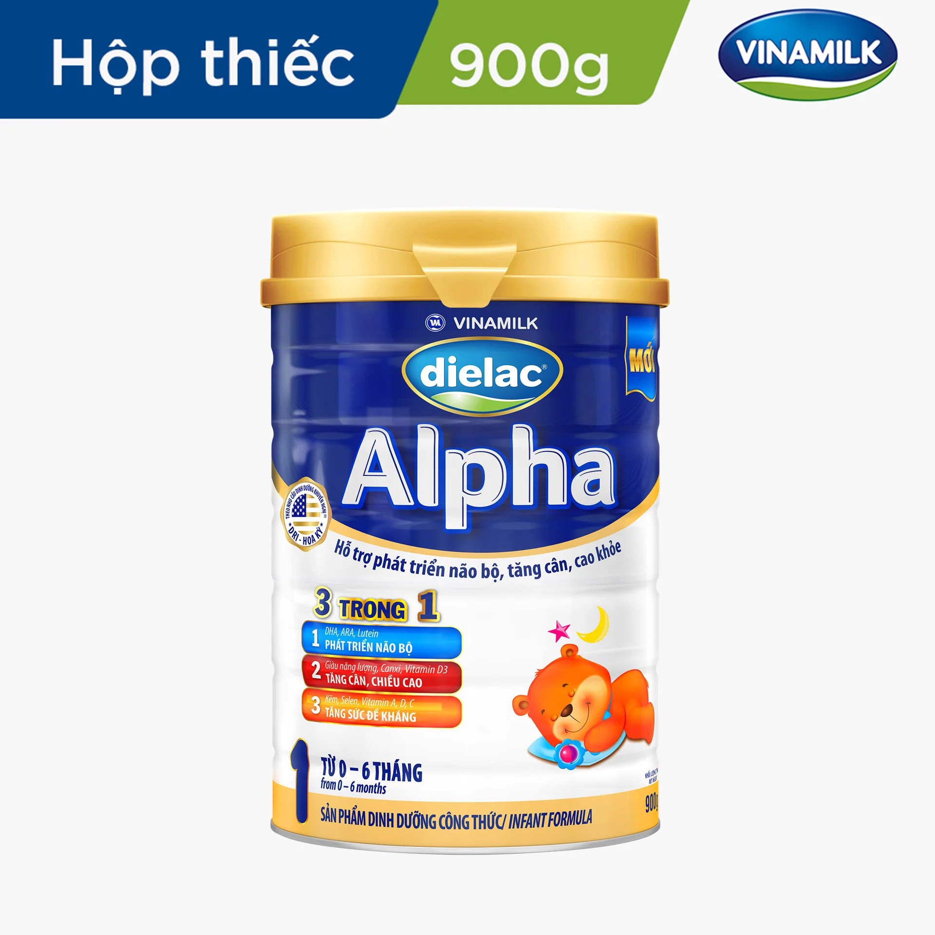 Sữa bột dielac alpha 1 - lon 900g giá tốt