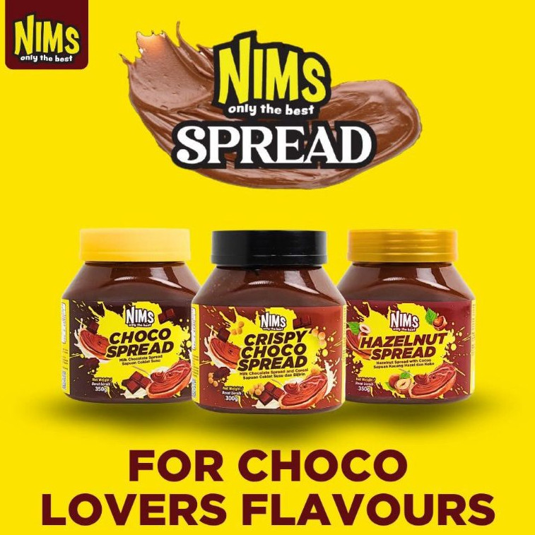 (รวมรส) Nims chocolate spread เนยถั่วพิตาชิโอ้ Pistachio Butter ช็อกโกแลตสเปรด แยมทาขนมปัง ไส้ขนม เบเกอร์รี่ ราคา 130 บาท*ส่งฟรี