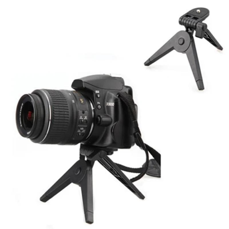 Giá đỡ ba chân du lịch thu nhỏ ổn định để chụp ảnh phát trực tuyến vlogging thiết kế nhựa ABS xây dựng nhỏ gọn có thể gập lại 1/4inch