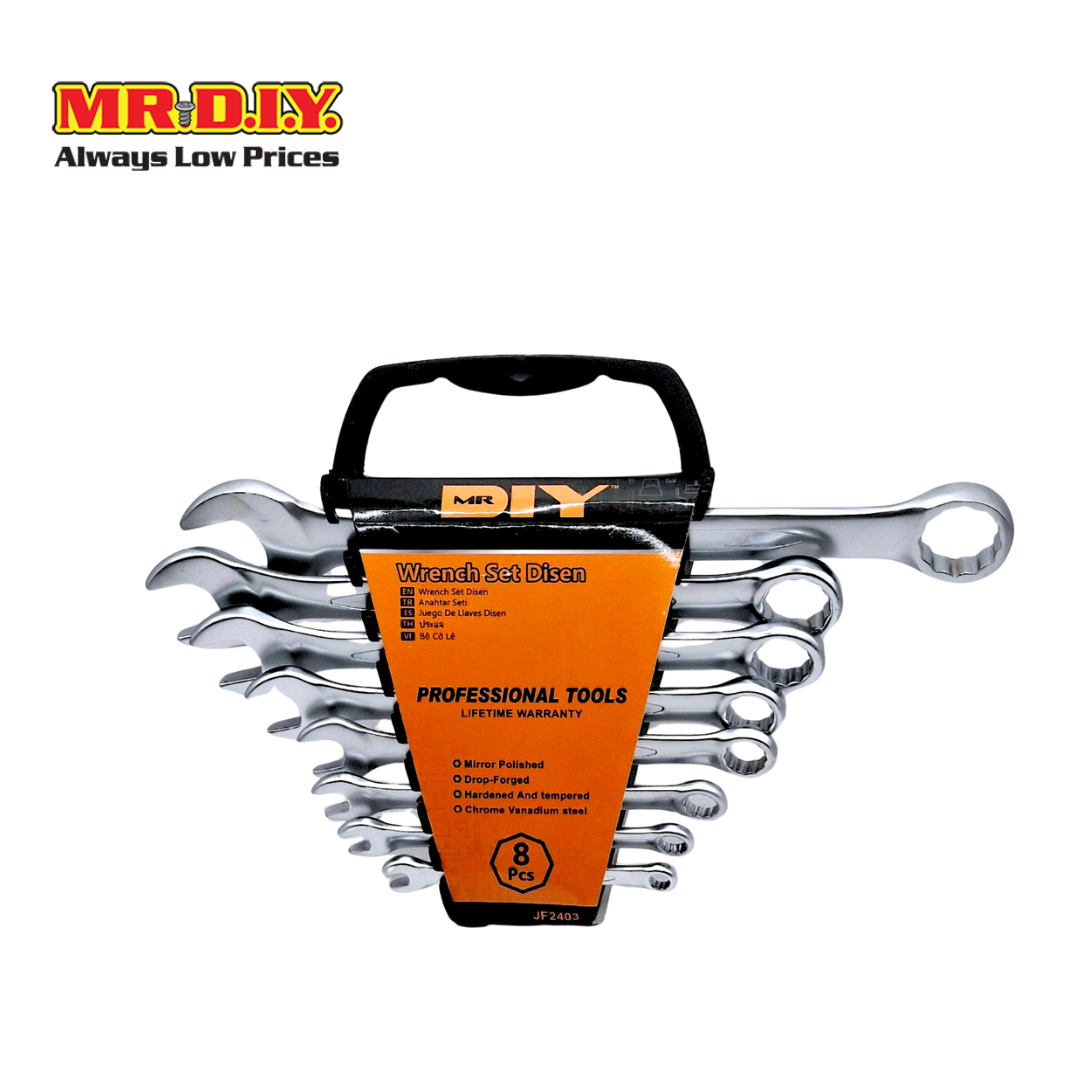 มิสเตอร์.ดี.ไอ.วาย ชุดประแจปากตาย 8 ชิ้น/ชุด ราคา 390 บาท*ส่งฟรี