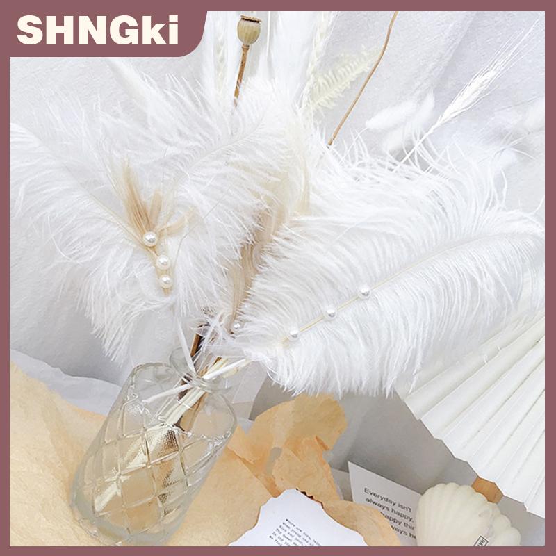 SHNGki Móng tay tăng cường nhiếp ảnh Prop trang trí lông Ngọc Trai Inlay cầm tay trang trí nền lưới màu đỏ