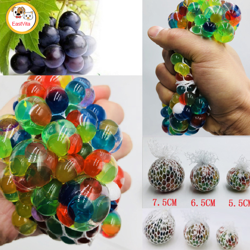 Stress Relief Toys Squeezing Venting Ball Soft Rubber Colorful