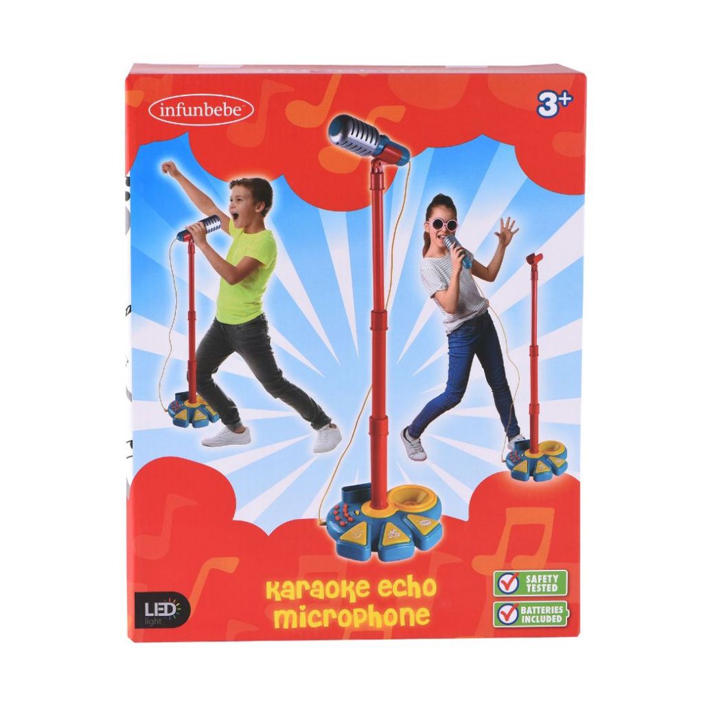 Wel-B x Infunbebe Karaoke echo microphone (ไมโครโฟนของเล่นเด็ก) - ของเล่น ของเล่นเด็ก ไมโครโฟน เครื่องเสียง ปาร์ตี้ ราคา 1,569 บาท*ส่งฟรี