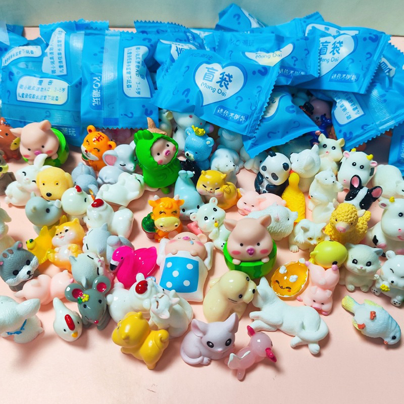 (HOT HOT) Đồ chơi túi kẹo bóc quà bất ngờ Mini Bland Bag, Túi mù mô hình Con vật, Bánh kẹo, Đồ ăn quà tặng cho bé