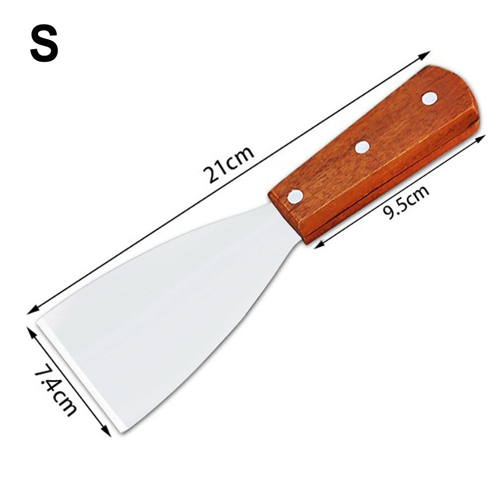 【Unirax】 Chuột máy tính tiện lợi xiên chiên thìa Teppanyaki Xẻng nấu ăn dễ dàng để làm sạch 【hàng có sẵn】