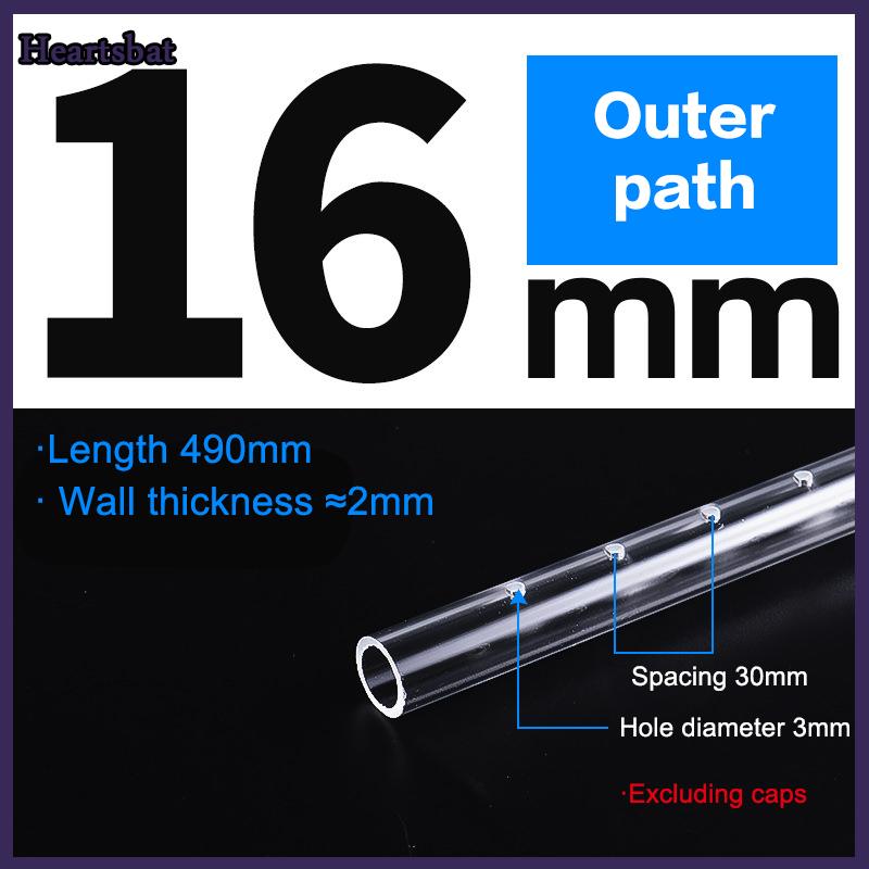 [Heartsbat] Bể cá lọc mưa phun Bar dòng chảy ra ống trong suốt Acrylic mưa vòi hoa sen Outlet Ống kit bể cá Bộ lọc bên ngoài accessries - 5