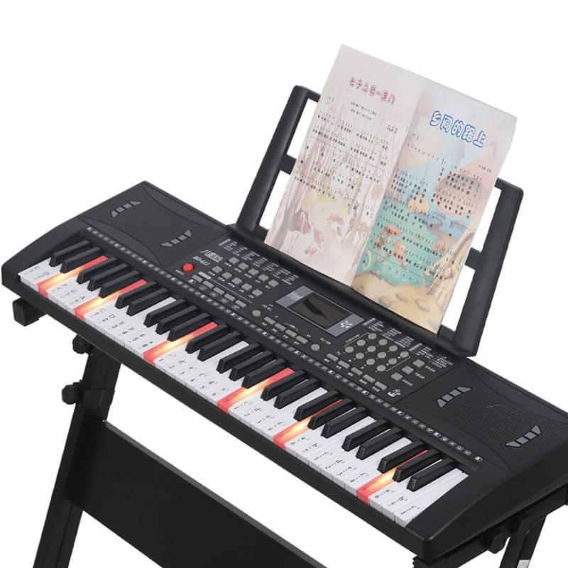 Có Thể Điều Chỉnh piano điện Âm Nhạc Đứng Dày Bàn Phím bản nhạc Đứng Với sách âm nhạc Clip Dễ Dàng Để Cài Đặt