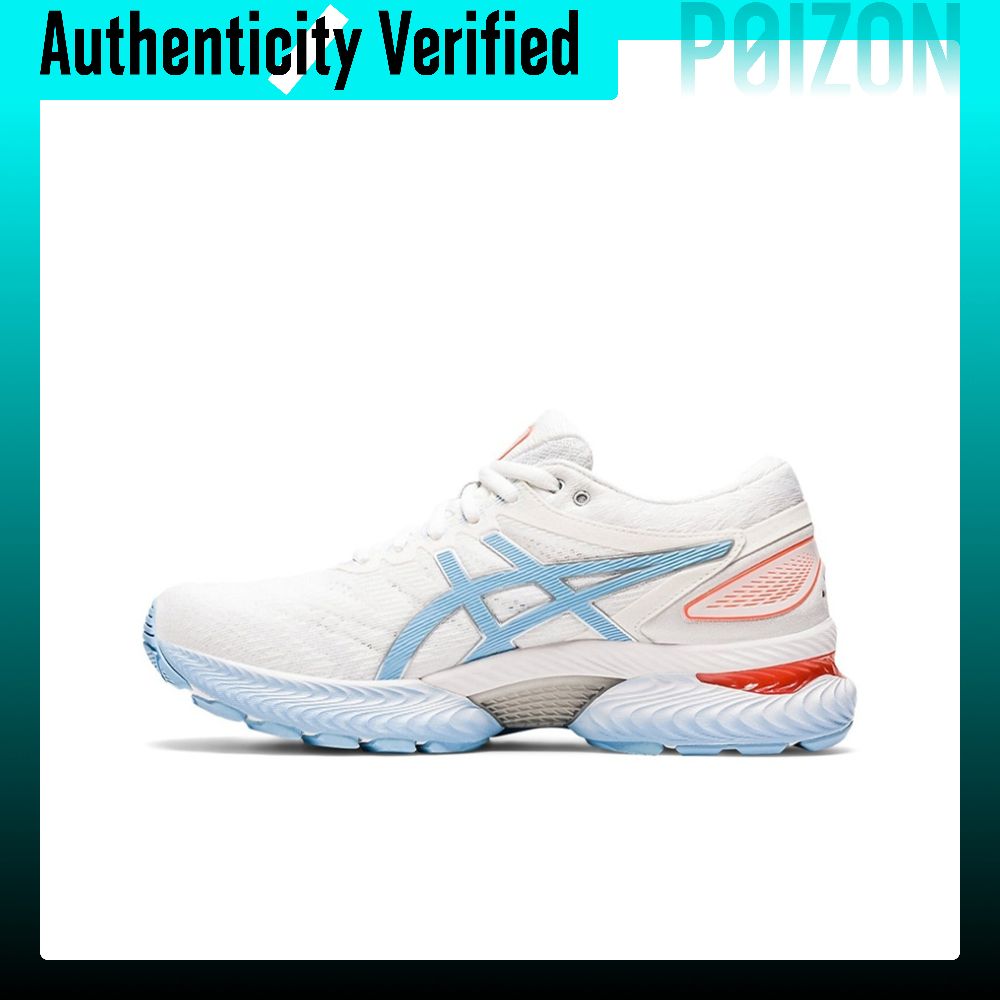 รองเท้าวิ่ง รองเท้ากีฬาออกกำลังกาย ASICS GEL-Nimbus 22 ผู้หญิง Low-top สีขาวสีฟ้า 1012A587-103 ราคา 28,695 บาท*ส่งฟรี