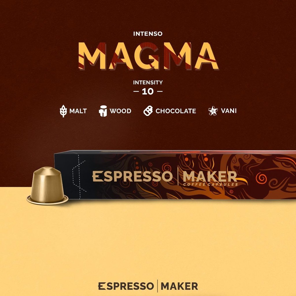Cà phê viên nén Magma - by Espresso Maker