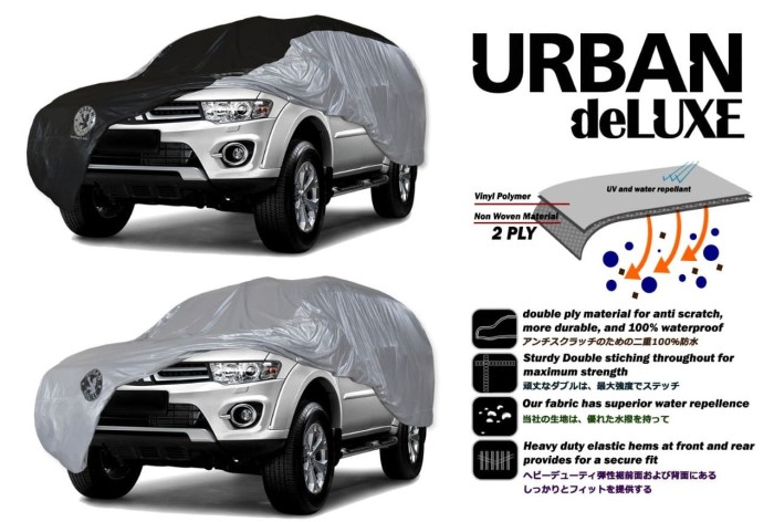 UrBan DeluXe Cover Body Mobil M MPV Innova Confero Sienta Panther APV minibus ok Harga 713,610 rupiah*Gratis Ongkir
