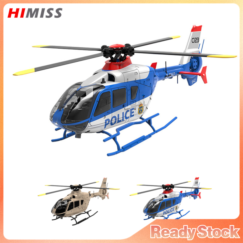 C123 Remote Control Helicopter 6CH 2.4G RC Helicopter Toys 6-Axis Gyroscope Flybarless Airplane Model Gifts For Girls Boys ราคา 10,622 บาท*ส่งฟรี