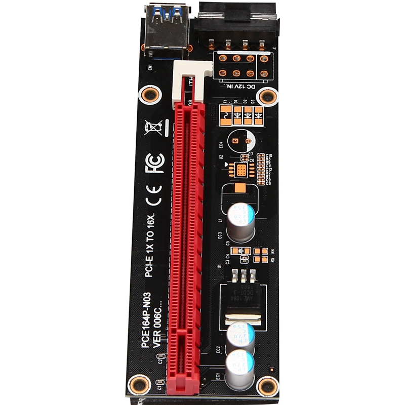 【ANX】-Mini PCIe to PCI Express 16X Riser for Laptop External image Card BTC Antminer Miner MPCIe to PCI-E Slot Mining Card