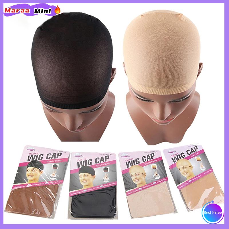 Maraa Chất Lượng Cao Tóc Giả Cap Lót Với Lưới Phụ Nữ Màu Đen Tóc Thật Ren Trán Tóc Giả