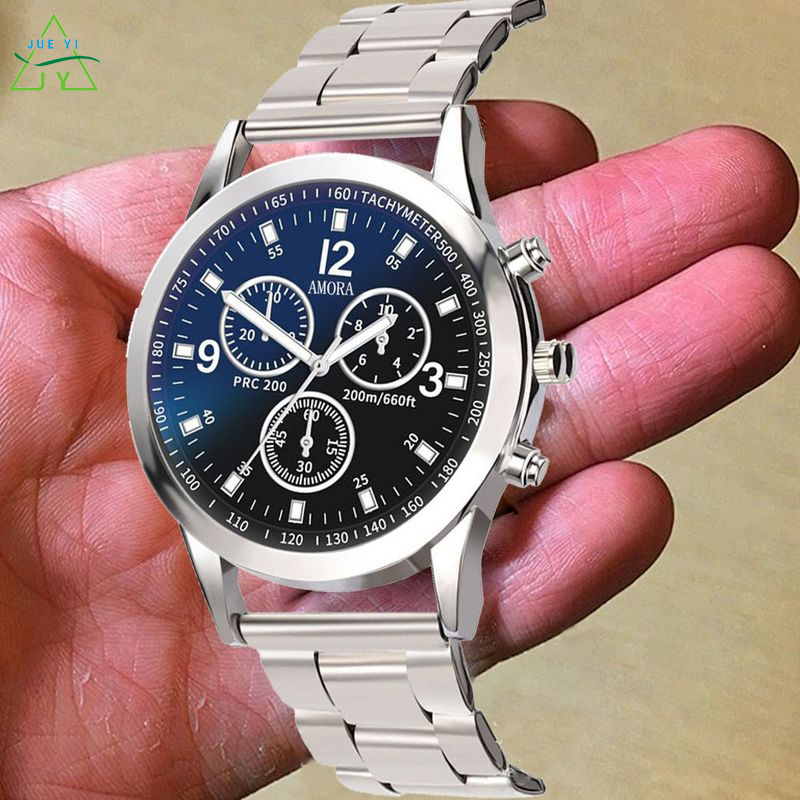 KS Fashionable Men's Quartz Watch with Chronograph Design ราคา 48 บาท*ส่งฟรี