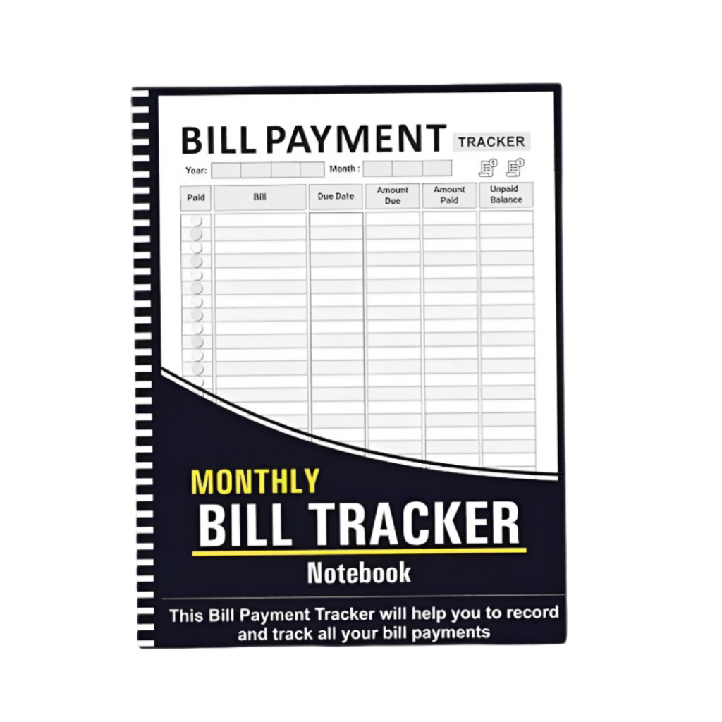 Bill Payment Organizer Payment Tracker Planner Notebook Monthly Bill Organizer