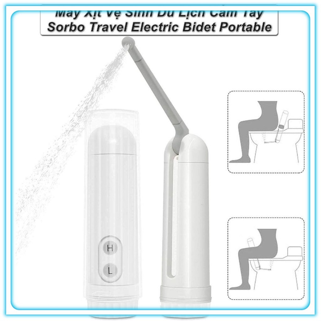 Máy Xịt vệ sinh du lịch cầm tay Sorbo Travel Electric Bidet Portable (Faucet Nozzle)