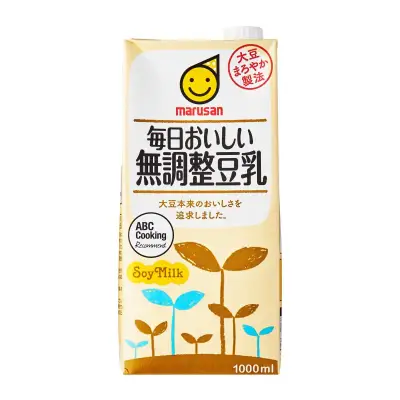 Marusan Everyday Delicious Pure Unsweetened Soyabean Milk 1000Ml - Kirei