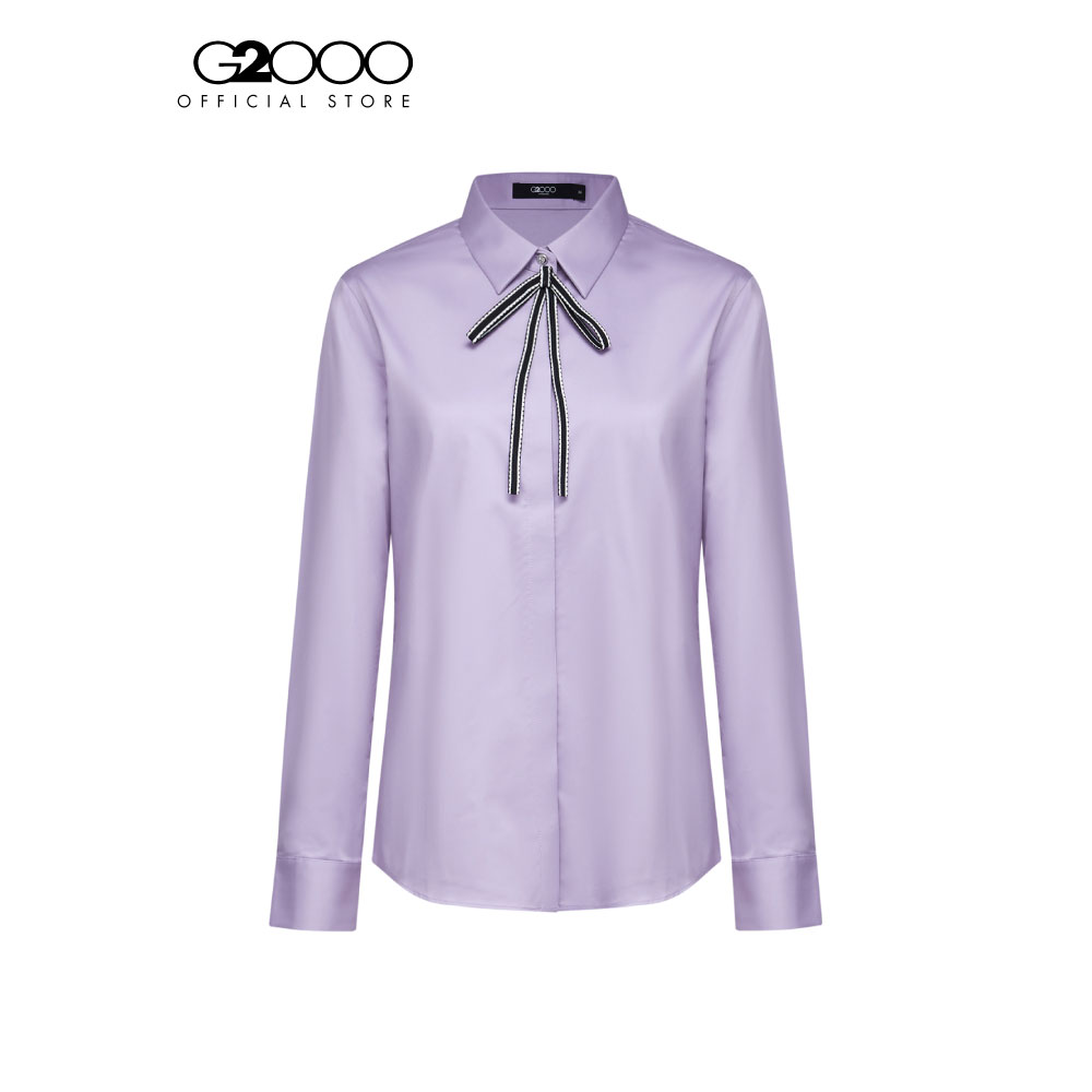 G2000 เสื้อเชิ้ตแบบทางการสำหรับผู้หญิง Slim Fit 4622200383 (Slim Fit) รุ่น 4622200383 PURPLE ราคา 1,640 บาท*ส่งฟรี