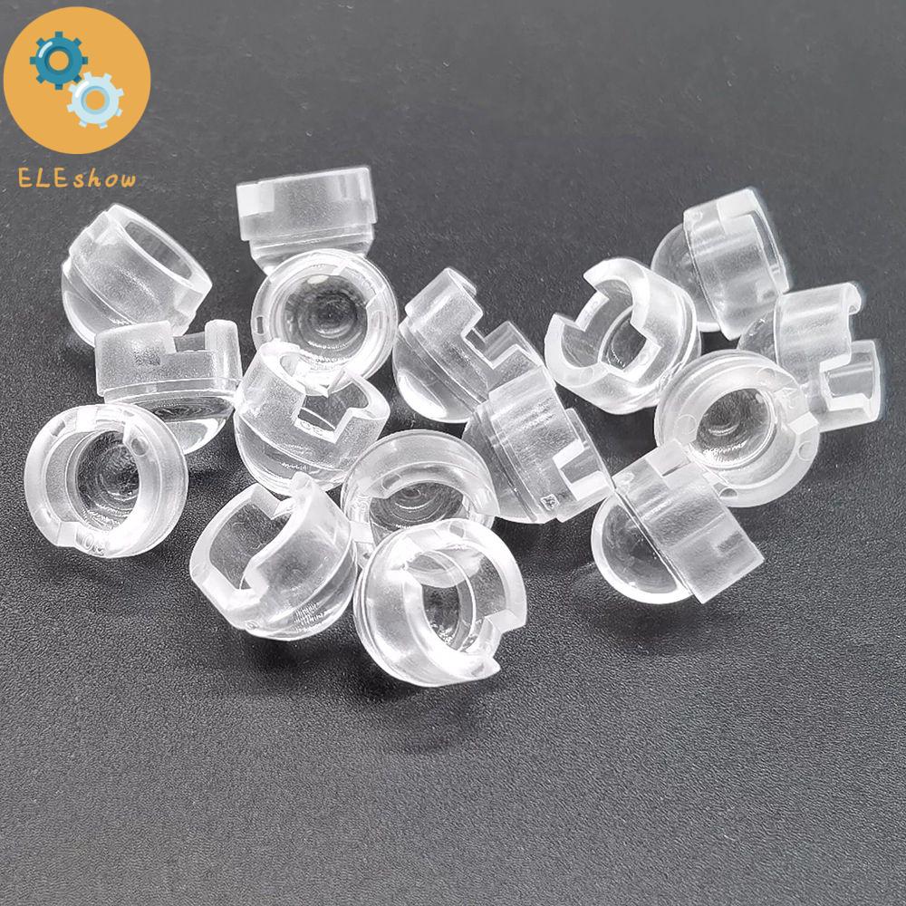 DOUBLEL Đèn LED Ống kính quang học Ống kính 15 30 45 60 90 100 độ Ống kính acrylic lồi cho IR CCTV Ống kính phản xạ Ống kính mini Ống kính LED Ống kính 13mm Ống kính acrylic